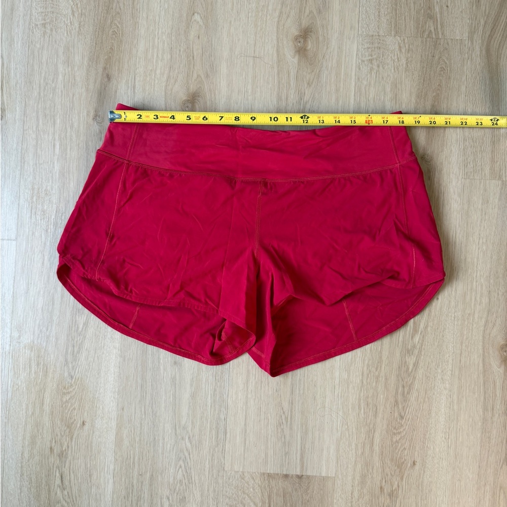 Lululemon Red Athletic Shorts size 14